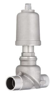 Schubert & Salzer Type 7017 Stainless Steel Globe Valve