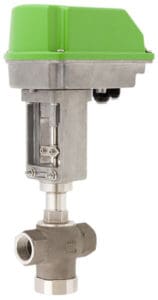 Schubert & Salzer Type 7282 Compact 3/2-Way Stainless Steel Motor Valve