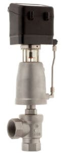 Schubert & Salzer Type 7051 Right Angle Control Valve Stainless Steel